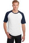  SanMar Sport-Tek T201, Sport-Tek Short Sleeve Colorblock Raglan Jersey.