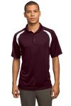  SanMar Sport-Tek T476, Sport-Tek Dry Zone Colorblock Raglan Polo.