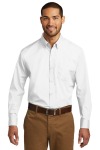 SanMar Port Authority TW100, Port Authority Tall Long Sleeve Carefree Poplin Shirt.