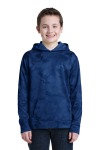  SanMar Sport-Tek YST240, Sport-Tek Youth Sport-Wick CamoHex Fleece Hooded Pullover.