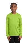 Sport-Tek Youth Long Sleeve PosiCharge Competitor Tee.