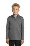 Sport-Tek Youth PosiCharge Competitor 1/4-Zip Pullover.