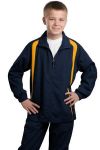 SanMar Sport-Tek YST60, Sport-Tek Youth Colorblock Raglan Jacket.