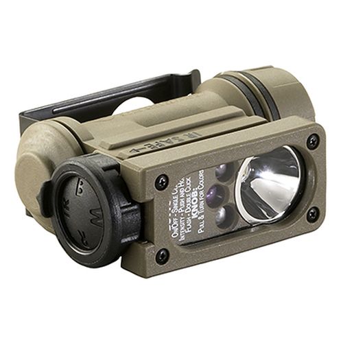 StreamLight 14533 Sidewinder Compact Ii Multi-Battery Multi-Source Hands-Free Flashlight Includes Nvg Mount (Works With Hgu-84 Rotary Wing Aircrew Helmet) And One "Aa" Alkaline Battery