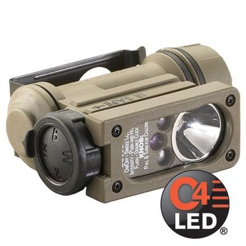 StreamLight Sidewinder_compact_ii_nvgmount Sidewinder Compact Ii Multi-Battery Multi-Source Hands-Free Flashlight Includes Nvg Mount (Works With Dod, Nato And Isaf Combat Helmets)