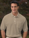  Tri-Mountain 189 Caliber Ltd-Men's Cotton Baby Pique Pocketed Golf Shirt.
