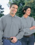  Tri-Mountain 608 Champion-Men's 60/40 Pique Long Sleeve Golf Shirt.