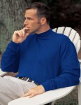  Tri-Mountain 620 Graduate-Cotton Interlock Mock Turtleneck.