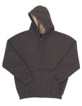  Tri-Mountain 697 Marshall-Men 60/40 Thermal Full Zip Hooded Sweatshirt With Sherpa Fleece Lining.