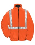  Tri-Mountain 7130 Precinct-100% Polyester Anti-Pilling Safety Fleece Jacket. Ansi Class 2/Level 2.