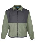 Tri-Mountain 7450 Frontiersman-Men's Panda Fleece Jacket With Nylon Paneling.