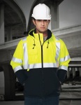  Tri-Mountain 8831 Beacon-Men's 100% Polyester Water-Resistant Fleece-Lined Safety Jacket.