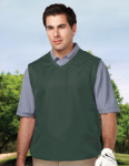  Tri-Mountain J2612 Legend-Men's 100% Polyester Micro w/R V-Neck Vest With 2 Zip Slash Pockets & Elastic Bottom.