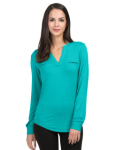  Tri-Mountain LB079 Alexandra-Split Neck Top