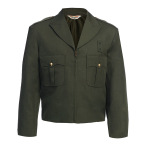  Tactsquad 10516 Zippered Front Ike Jacket - Serge Weave