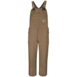  3.721 BLF6 Brown Duck Unlined Bib Overall