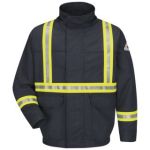 2 JLJC Lined Bomber Jacket With CSA Reflective Trim - EXCEL FR  ComforTouch
