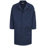 Concealed Snap Front Lab Coat - EXCEL FR ComforTouch - 6 oz.