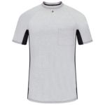 Short Sleeve FR Two-Tone Base Layer with Concealed Chest Pocket- EXCEL FR