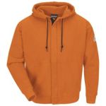 Zip-Front Hooded Fleece Sweatshirt