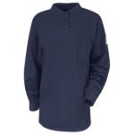 SEL3 Long Sleeve Tagless Henley Shirt - EXCEL FR