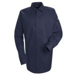 1.534 SLS2 Concealed-Gripper Pocketless Shirt - EXCEL FR  ComforTouch  - 7 oz.