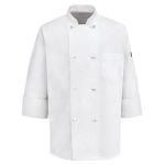 1.345 0414 Eight Knot Button Chef Coat