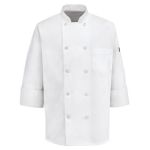 1.368 0415 Mens Ten Pearl Button Chef Coat