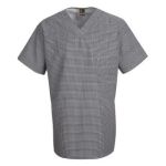  0.548 SP08 Checked V-Neck Chef Shirt