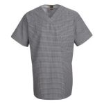 0.548 SP08 Checked V-Neck Chef Shirt