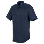 1.267 HS1430 New Dimension  Concealed Button Front Short Sleeve Shirt