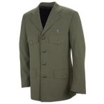  1.5 HS3345B Poly/Wool Tropical Dress Coat