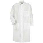 Gripper-Front Spun Polyester Butcher Coat