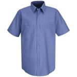 0.675 SB22 Mens Industrial Stripe Work Shirt