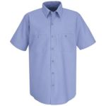 1.013 SC40 Mens Wrinkle-Resistant Cotton Work Shirt