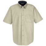 1.09 SC64 Mens Cotton Contrast Dress Shirt