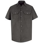 0.717 SH20 Mens Heathered Poplin Uniform Shirt