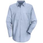 0.739 SP10 Mens Industrial Stripe Work Shirt