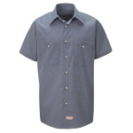 0.568 SP20_Micro Mens Micro-Check Uniform Shirt