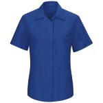 0.85 SY41 Womens Performance Plus Shop Shirt with OIL BLOK Technology Short Sleeve