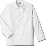 White Swan 18016 Five Star Unisex Knot Button Chef Coat