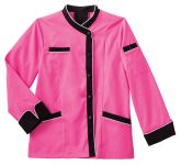 White Swan 18038 Five Star Ladies Long Sleeve Executive Coat with Moisture Wicking Mesh Back