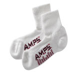 White Swan 5853 AMPS Ladies Quarter Crew Performance Sock