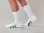 White Swan 5874 AMPS Mens Crew Performance Sock