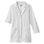 White Swan 858 Meta Pro Ladies 33" Roll-Up Sleeve Stretch Labcoat