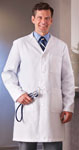 White Swan 862 Meta 38" Mens X-Static Labcoat