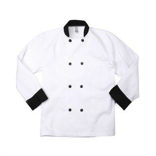 PI Black Trim Chef Coat