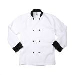  PI Black Trim Chef Coat