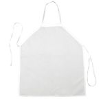 PI Bib Apron-no pocket, 27.5x31.5, self ties