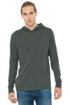  SanMar Bella + Canvas BC3512, BELLA+CANVAS  Unisex Jersey Long Sleeve Hoodie.